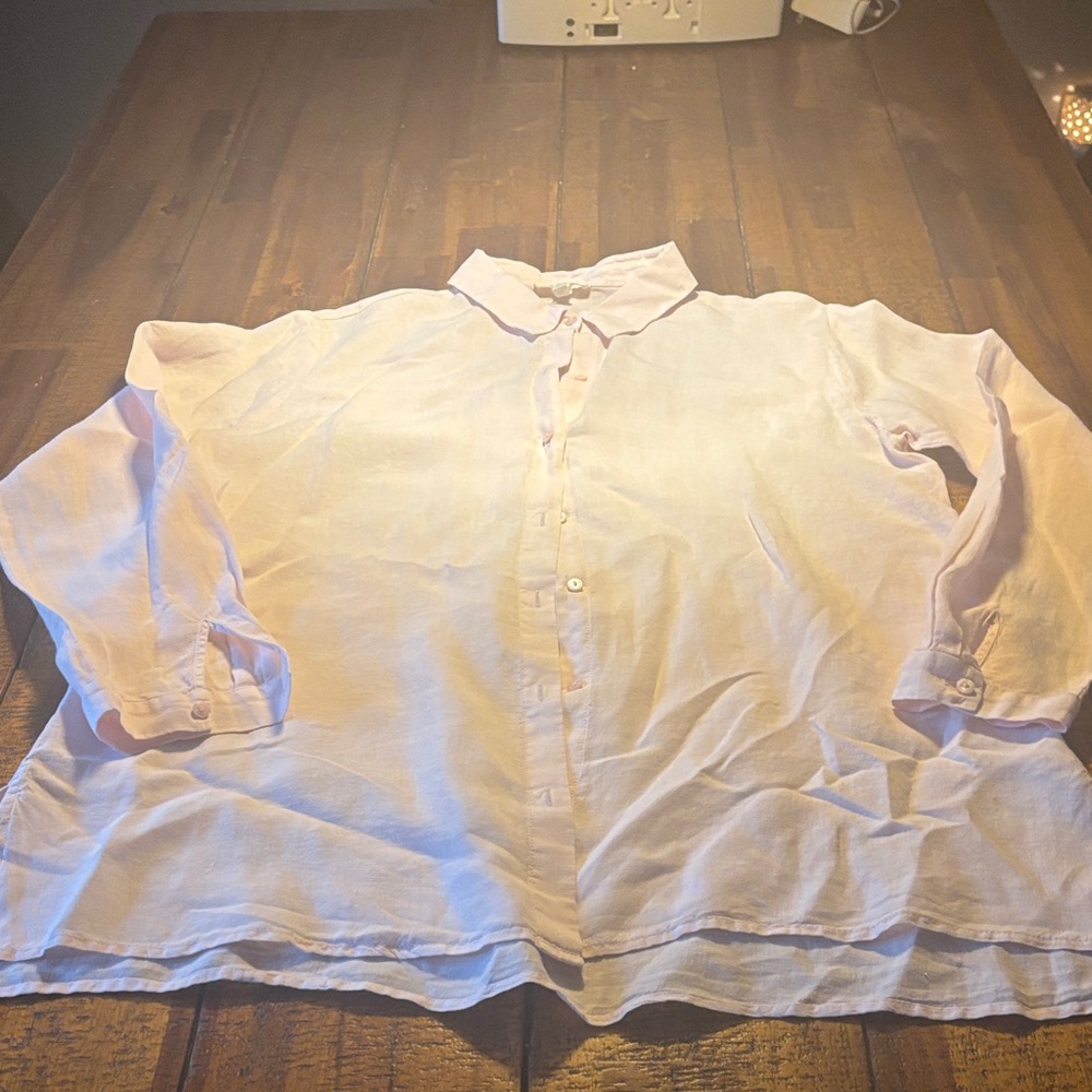 Eileen Fisher Light Pink Blouse